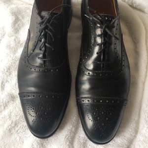 Edward Green Black Leather Dress Shoes